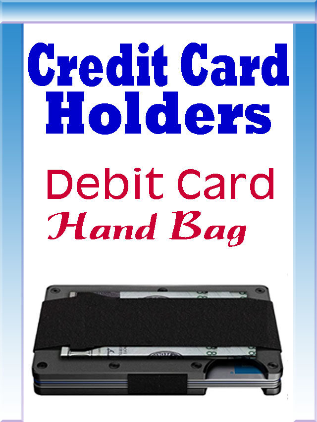 Credit Card Holders / Debit Card Hand Bag / Best 5 Credit Card Holders